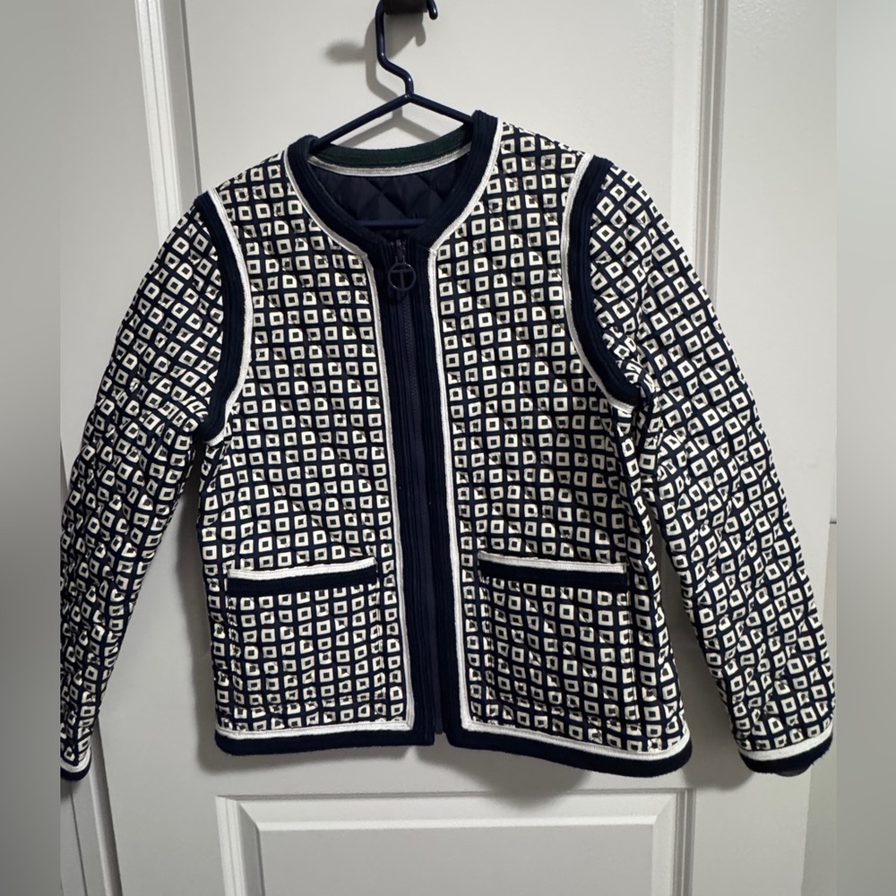 Tory Burch Petra Reversible Nylon Jacket.  Size Small. NWOT
